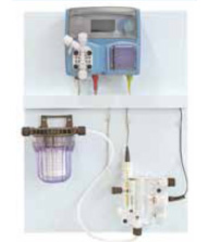 Sistema de control de ph y redox para comandar clorador salino